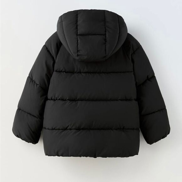 Zara HOODED QUILTED JACKET size 6-7 - Picture 2 of 11